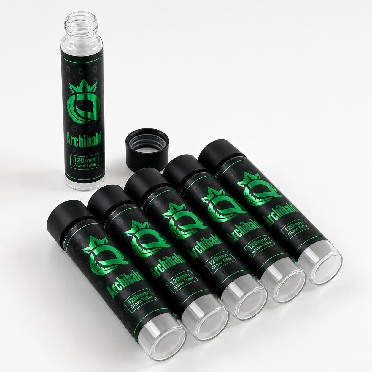 premium pre-roll glass tubes 120mm
